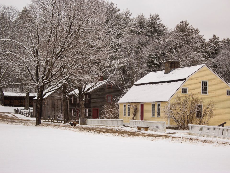 Fitch and Fenno House on a Snowy Day