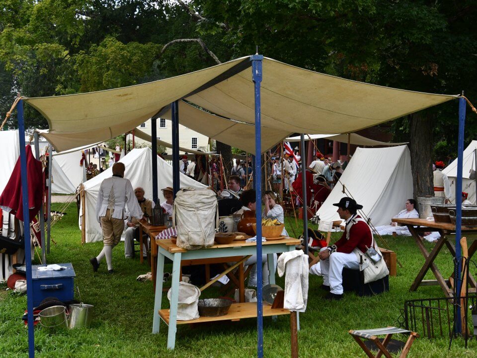 Redcoats & Rebels - Camp