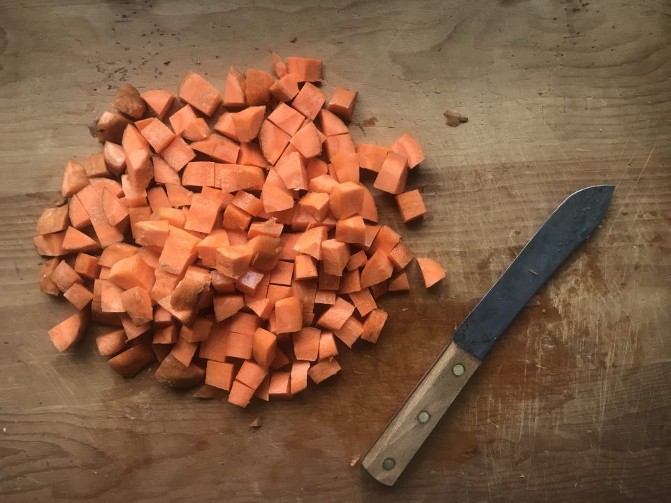 diced carrots